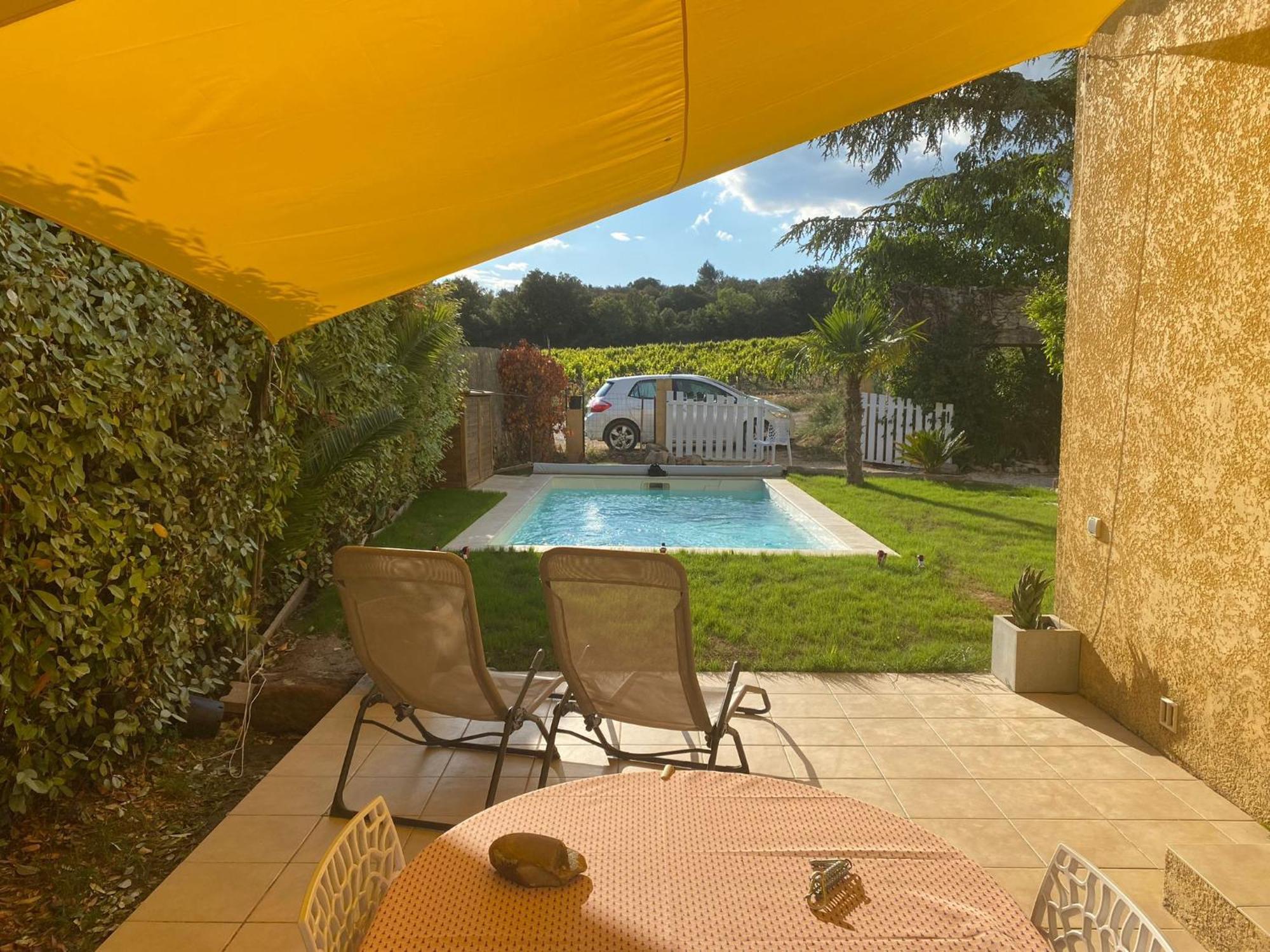 Вилла Maison Avec Piscine Donnant Sur Les Vignes, Proche D'Uzes Valliguieres Экстерьер фото